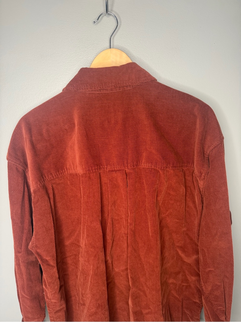Abercrombie & Fitch Oversized Corduroy Shirt Jacket - Picture 6 of 9